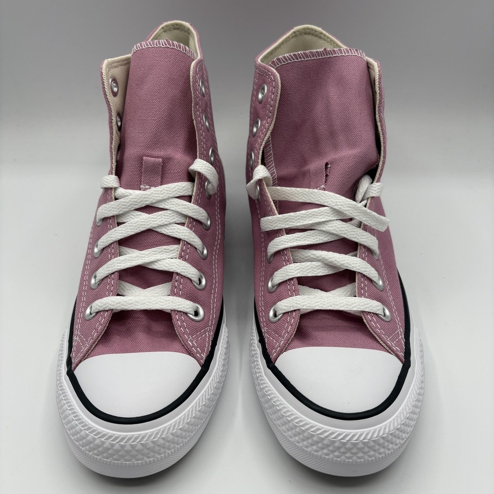 Converse Chuck Taylor All Star Shoes Womens 9 Mens Size 7 High Top Pink Rose NEW - Picture 3 of 9